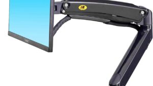 NB F100A Gas Spring Arm 22-35 inch Screen Desktop Monitor Holder 360 Rotate 3-12kgs Monitor Mount Arm with USB 3.0 Port Monitor Mount Arm USB 3.0 Port