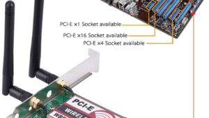 Wireless Dual-Band PCI 2.4Ghz 300Mbps 5G Wireless Dual Band PCI-Express Adapter