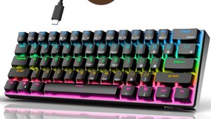 RK ROYAL KLUDGE RK61 61 Keys Mechanical Keyboard