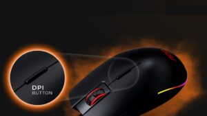 GM500DRBN GM500 RGB Gaming Mouse Adjustable 5000 DPI AOC GM500 RGB Gaming Mouse - Adjustable 5000 DPI - Omron switches - 4 RGB Effects - 8 Buttons - Up to 20G Acceleration - USB 2.0 Type A Interface - Exclusive Software - BLACK