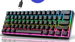 RK ROYAL KLUDGE RK61 61 Keys Mechanical Keyboard