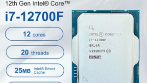 CPU Core i7 12th Gen Intel Core i7-12700F - CPU Core i7 12th Gen Alder Lake 12-Core (8P+4E) 2.1 GHz LGA 1700 65W Desktop Processor -  TRAY