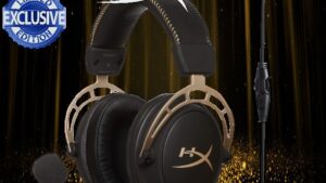 CLOUD-ALPHA-NOBOX HyperX Cloud Alpha Gold Gaming Headset AUX HyperX Cloud Alpha Gold " Limited Edition"  Wired PC Gaming Headset - Adjustable Bass