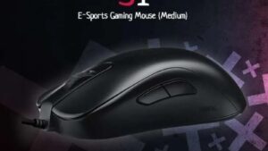 ZOWIE-S1-MOUSE ZOWIE S1 Symmetrical eSports Gaming Mouse BenQ ZOWIE S1 Symmetrical Gaming Mouse for e-Sports - Shorter Overall Design - Driverless; Plug and Play - 3360 Sensor - Adjustable USB report rate - Matte Black Edition