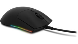 NZXT Lift - MS-1WRAX-BM - WIRED PC Gaming Mouse - RGB Lighting - Low-Drag Cable - Black