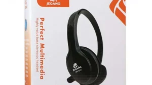 Jeqang JH-811 Multimedia PC Headset – High-Value Bass Stereo, Built-In Microphone, Noise Isolation, Comfortable Design, Perfect for Gaming, Calls & Music