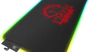 Marvo G45 ARGB Mousepad – 360° RGB Lighting, Soft Microfiber Surface, 800x305mm, USB Powered, Touch Control