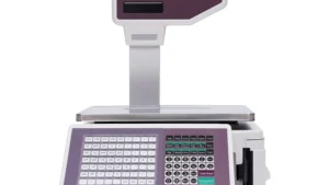 TMA-30KG 20 17 Barcode Scale With Label Printer – 66.14 Lbs Capacity, Dual Display, Mobile App Control, Small Ticket & Barcode Printing, For Retail & Grocery Use