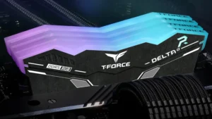 FF3D564G6000HC38ADC0 DELTA RGB DDR5 Ram Kit 64GB 6000MHz CL38 TEAMGROUP T-FORCE DELTA RGB DDR5 Ram Kit 64GB (2x32GB) 6000MHz PC5-48000 CL38 1.35V Intel XMP 3.0 & AMD Expo Compatible - Black -  FF3D564G6000HC38ADC01