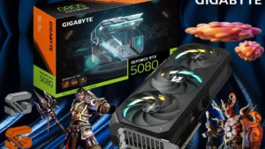 9VN5080GO-00-G10 GIGABYTE GEFORCE RTX 5080 GAMING OC 16GB GDDR7 256BIT GV-N5080GAMING Gigabyte GeForce RTX 5080 Gaming OC 16GB GDDR7 GPU – 30Gbps Memory