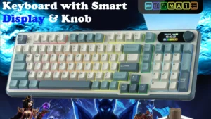 RKS98-CLOUD-BROWN ROYAL KLUDGE RKS98 98KEYS / BROWN SWITCH / LIGHT CLOUD RGB (3C) W-W-B SWAPPABLE KB RK Royal Kludge S98 96% Wireless Mechanical Keyboard With Smart Display