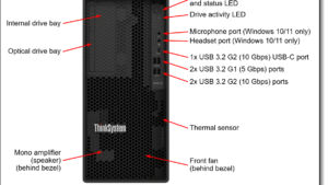 Lenovo ThinkSystem ST50 V2 Tower Server Intel Xeon E-2324G 4C 65W 3.1GHz 16 GB RAM Model 4TB HDD 7D8JA02YEA Lenovo ThinkSystem ST50 V2 Tower Server