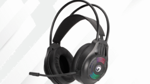 MARVO H8326 AKARI 30 | USB+3.5mm Gaming Headset, 40mm Drivers, Static RGB, Adaptive Headband, 360° Omnidirectional Mic, Volume Control, Lightweight (262g), PC Compatible