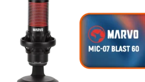 MIC-07 Blast 60 Marvo Microphone | Dual MIC Design | Noise Reduction AMP1821 | -32dB Sensitivity | 20Hz-20kHz Frequency | 1.8m Cord | 2.2kΩ Impedance