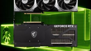 912-V531-092 MSI GeForce RTX 5070 Ti 16G VENTUS 3X OC MSI GeForce RTX™ 5070 Ti 16G VENTUS 3X OC 256 bits ; 16GB GDDR7 TBD Gbps ; SFF-Ready ; NVIDIA Blackwell architecture and DLSS 4 ; 2497 MHz Extreme Performance ; 8960 CUDA ; TORX Fan 5.0 ; Nickel-plated Copper Baseplate