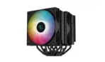 DeepCool GAMMAXX AG620 BK ARGB Dual-Tower CPU Air Cooler 260w TDP All-Black 6 Copper Heat Pipes, Fans 120mm PWM 1850RPM 67.88CFM for Intel LGA & AMD - Image 2
