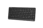 A4Tech FBK11 Wireless Keyboard - Bluetooth & 2.4G Wireless - Pair up to 4 Devices - Multimedia Hot Keys Access - Spill Proof - Portable - Dark Grey - Image 3