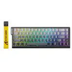 Attack Shark Moonlit Night Magnetic Gaming Keyboard – 60% Layout, 0.01mm Rapid Trigger, 8KHz Polling, Adjustable Hall Switches, RGB, USB-C, PBT Keycaps – Wired - Image 2