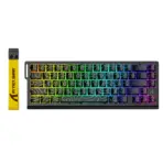 Attack Shark X68 HE Black Contour Line Magnetic Gaming Keyboard – 60% Layout, 0.01mm Rapid Trigger, 8000Hz Polling, Adjustable Hall Switches, RGB, USB-C, PBT Keycaps - Image 2