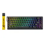 Attack Shark X68HE Black Magnetic Gaming Keyboard – 60% Layout, 0.01mm Rapid Trigger, 8000Hz Polling, Adjustable Hall Switches, RGB, USB-C, PBT Keycaps – Wired - Image 10