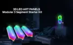 Smart 3D LED RGB Wall Lights, Smart RGBIC Hexagon Shape Lights 20 Cm Each  – App Control  Or Remote Control – Music Sync – For Gaming Room Streaming , Gaming Setup, Home Décor , (6 Panels / Pack) - Image 7