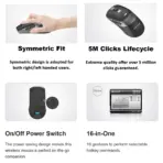 A4TECH FG50 Plus 2.4GHz Wireless Mouse, 3200 DPI, 7 Buttons, Optical Sensor 10–15m Range, 16-In-One Gesture, 4-Way Smart Wheel, Nano Receiver, Windows 10/11 - Image 3