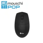 Mouschi POP WIRELESS-M2 2.4GHz Optical Mouse with Silent Switches, 10m Range, Nano Receiver, 3D Roller, Anti-Slip, Ergonomic Design, Multi-Surface Use - Image 2