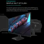 Gigabyte GS25F2 Gaming Monitor 24.5" FHD 200Hz Super Speed IPS, 1ms GTG, 120% sRGB, HDR10, OSD Sidekick, Smart OD, Crosshair, Dual HDMI, VESA Mountable , Tilt: -5° ~ +20° | BLACK - Image 3