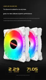 AOSOR COOLMOON AS240 240mm ARGB Liquid CPU Cooler With Diamond Fans Glowing Tubes Pure Copper Base PWM Control And Intel AMD Socket Support | WHITE ~ AOSOR AS240-X - Image 6