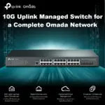 JetStream TL-SG3428X 24-Port Gigabit L2+ Managed Switch With 4× 10GE SFP+ Slots, Omada SDN Cloud Management, Static Routing, Advanced Security, QoS & IPv6 Support