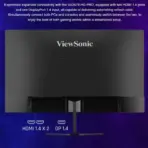 ViewSonic VX2479-HD-PRO 24” 180Hz Gaming Monitor – SuperClear® IPS, 1ms MPRT, AMD FreeSync™, HDR10, Full HD 1080p, Flicker-Free & Blue Light Filter, HDMI & DisplayPort | BLACK  - Image 6