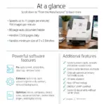 HP ScanJet Enterprise Flow 7000 s3 L2757A Sheet-Feed Scanner, 75ppm 150ipm Duplex, 80-Sheet ADF, 600dpi, OCR, TWAIN ISIS, USB 3.0, 7,500 Page Duty Cycle | WHITE - Image 9
