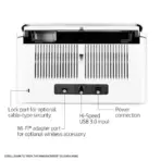 HP ScanJet Enterprise Flow 7000 s3 L2757A Sheet-Feed Scanner, 75ppm 150ipm Duplex, 80-Sheet ADF, 600dpi, OCR, TWAIN ISIS, USB 3.0, 7,500 Page Duty Cycle | WHITE - Image 4