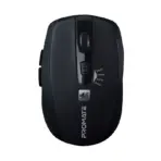Promate Breeze Silent Wireless Mouse | 90 % Noise-Free Clicks, 800-1600 DPI KA8 Sensor, 10 m 2.4 GHz Range, AA Battery Efficient | Ergonomic Matte Anti-Slip Design for Mac/Windows - Black - Image 2