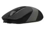 A4TECH FM10S FSTYLER Wired Silent Mouse – 1600 DPI, Optical Sensor, Silent Clicks, 4-Way Scroll, 8-in-One Hotkeys, Ergonomic Grip, USB, for PC & Mac, Dust-Resistant Wheel - Image 5
