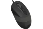 A4TECH FM10S FSTYLER Wired Silent Mouse – 1600 DPI, Optical Sensor, Silent Clicks, 4-Way Scroll, 8-in-One Hotkeys, Ergonomic Grip, USB, for PC & Mac, Dust-Resistant Wheel - Image 3