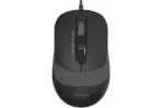 A4TECH FM10S FSTYLER Wired Silent Mouse – 1600 DPI, Optical Sensor, Silent Clicks, 4-Way Scroll, 8-in-One Hotkeys, Ergonomic Grip, USB, for PC & Mac, Dust-Resistant Wheel - Image 2