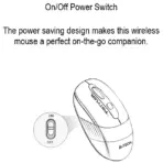 A4TECH FG10 2.4G Wireless Mouse With 2000 DPI, Nano USB Receiver, Power Saving, 10-15M Range, 5M Click Lifecycle, Windows 10/11 Compatible | BLACK GREY - Image 9