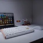 Keychron SPECIAL EDITION K2 HE Wireless 75% Magnetic Switch Keyboard With Gateron Double-Rail Nebula Switches, Dynamic Trigger, Analog Mode, Rapid 1000Hz Polling, Hot-Swappable Aluminum & Rosewood Frame , Additional Keycaps for Windows/macOS/Linux | WHITE K2H-Q1 - Image 17