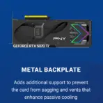 PNY GeForce RTX 5070 Ti OC ARGB EPIC-X  Overclocked Triple Fan GPU 16GB GDDR7 Blackwell Architecture With 8,960 CUDA Cores & 2.3 GHz Clock Speed , DLSS 4 Ray Tracing PCIe 5.0 HDMI DP 2.1 - Image 7