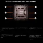 CPU AMD Ryzen 5 9600X - Ryzen 5 9000 Series Granite Ridge (Zen 5) 6 Cores / 12 Threads ; 5.4 GHz Max Boost ; Socket AM5 65W ; Radeon Graphics Processor ; Supports PCIe Gen 5 ; AMD EXPO™ Technology ; AI-Ready | BRAND-NEW BOXED | 1 YEAR WARRANTY - Image 4