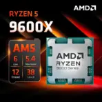 CPU AMD Ryzen 5 9600X - Ryzen 5 9000 Series Granite Ridge (Zen 5) 6 Cores / 12 Threads ; 5.4 GHz Max Boost ; Socket AM5 65W ; Radeon Graphics Processor ; Supports PCIe Gen 5 ; AMD EXPO™ Technology ; AI-Ready | BRAND-NEW BOXED | 1 YEAR WARRANTY - Image 2