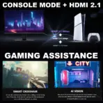 MSI MAG 275QPF X30 27-Inch Rapid IPS WQHD 2560X1440 Gaming Monitor 300Hz Refresh 0.5ms GtG DisplayHDR 400 Adaptive-Sync AI Vision 95% DCI-P3 Ergonomic Arsenal Design | 3 MONTHS WARRANTY - Image 3
