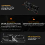 GIGABYTE GeForce RTX™ 5070 WINDFORCE OC SFF 12G 192-bit Graphics Card With 12GB GDDR7, DLSS 4, PCIe 5.0, Hawk Fan Cooling & SFF Design For Compact High-End Builds , 6144 CUDA Cores , 7680x4320 (8K) Max Resolution | BLACK GV-N5070WF3OC-12GD | 1 YEAR WARRANTY - Image 2