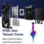 PNY GeForce RTX™ 5060 8GB Dual Fan Graphics Card With NVIDIA Blackwell, DLSS 4, 3840 CUDA Cores, GDDR7 8GB, PCIe Gen 5, 4K/8K Multi-Screen, NVIDIA Studio & Reflex - Image 6