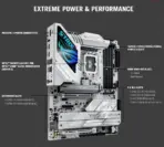 ASUS ROG STRIX Z890-A GAMING WIFI Z890 LGA 1851 ATX Motherboard, Intel® Core™ Ultra Series 2 Ready, Advanced AI PC-ready, 16+2+1+2 stages, DDR5, WiFi 7, 2.5G, 5x M.2, Thunderbolt™ 4, USB Type-C, AI OC | SLIVER  - Image 9