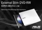 ASUS Portable 8X DVD Burner | SDRW-08D2S-U LITE | with M-DISC support for lifetime data backup | Compatible for Windows and Mac OS | WHITE