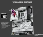 ASUS ROG STRIX Z890-A GAMING WIFI Z890 LGA 1851 ATX Motherboard, Intel® Core™ Ultra Series 2 Ready, Advanced AI PC-ready, 16+2+1+2 stages, DDR5, WiFi 7, 2.5G, 5x M.2, Thunderbolt™ 4, USB Type-C, AI OC | SLIVER  - Image 7