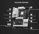 MSI Pro Z890-A WiFi ATX DDR5 Motherboard With Intel Z890 Chipset, Supports Intel® Core™ Ultra Processors (Series 2) LGA 1851 Socket, DDR5 9200+ MHz, PCIe 5.0, Wi-Fi 7, 5G LAN, Thunderbolt 4, AI Engine & EZ DIY Features - Image 2