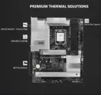 MSI Pro Z890-A WiFi ATX DDR5 Motherboard With Intel Z890 Chipset, Supports Intel® Core™ Ultra Processors (Series 2) LGA 1851 Socket, DDR5 9200+ MHz, PCIe 5.0, Wi-Fi 7, 5G LAN, Thunderbolt 4, AI Engine & EZ DIY Features - Image 4